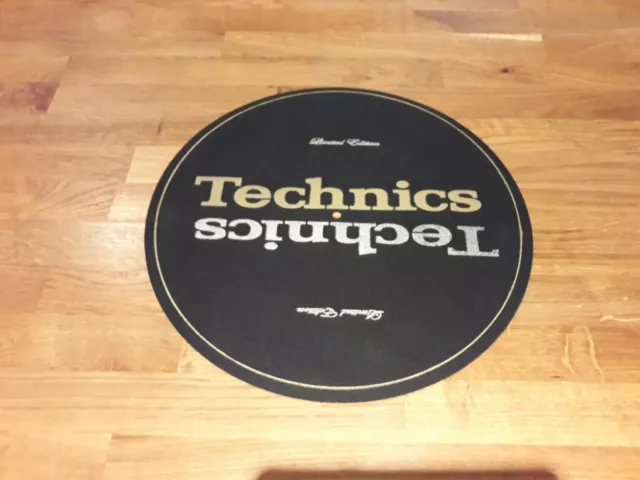 Technics Silver & Gold LTD Edition Slipmat SL 1210 / 1200 GLD LTD Exact Replica