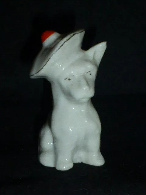 Delightful Antique Crest Ware Dog with Weymouth Crest, AF