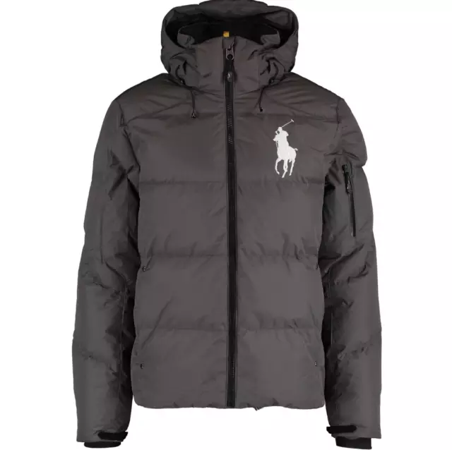 Polo Ralph Lauren Puffer Jacket Grigio Piumino Tirolo