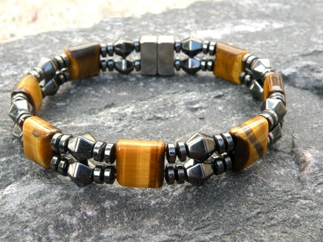 Pick 1 Of 11 Men’s Women’s Magnetic Therapy Hematite Bracelet Anklet Healing