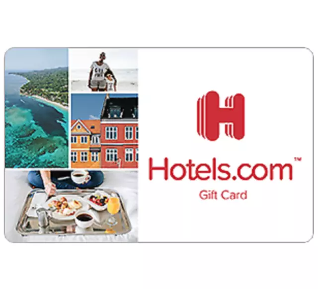 Hotels.com Gift Card - $25 $50 $100 or $200 - Email delivery