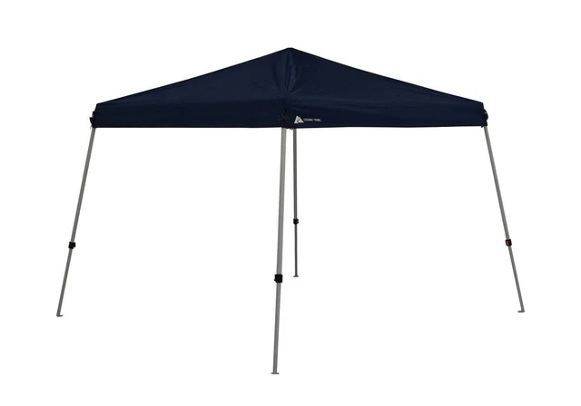 Ozark Trail 10' x 10' Slant Leg Canopy, Michigan Navy, Outdoor Canopy