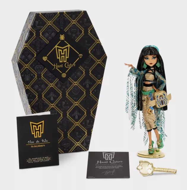 Mattel Creations Monster High Haunt Couture Cleo de Nile Doll Rare