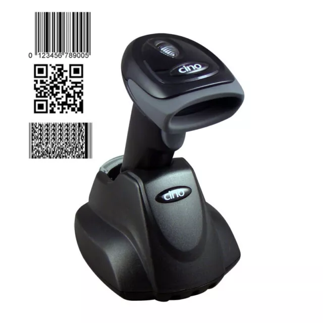 Funk Barcodescanner Cino A670BT USB 1D + 2D QR Code Datamatrix bis zu 100m