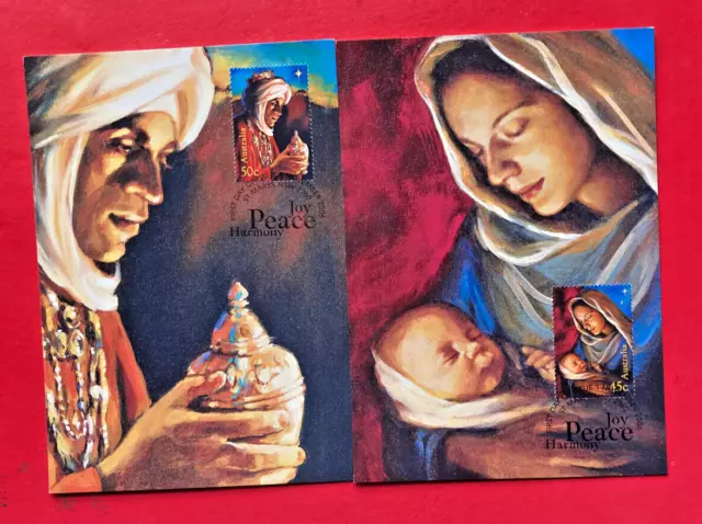 Australian Prepaid Postcard - 2006 - Christmas set of 2