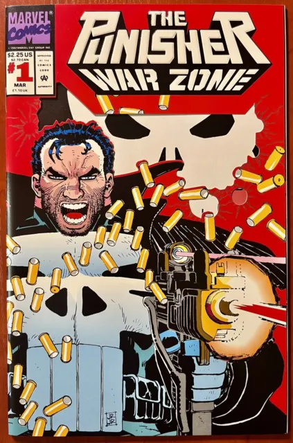 The Punisher War Zone #1 VF+ Marvel Comics 1992