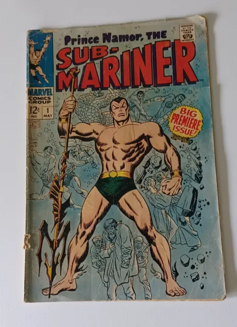 Prince Namor The Sub-Mariner #1 Prime Issue Marvel Comics 1968 By Bill Everett