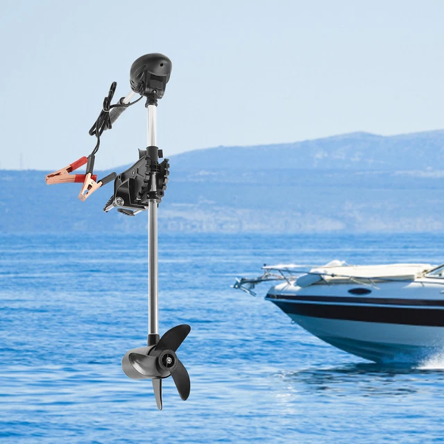 12V ELECTRIC TROLLING Motor Outboard Fishing Boat Motor w/Adjustable