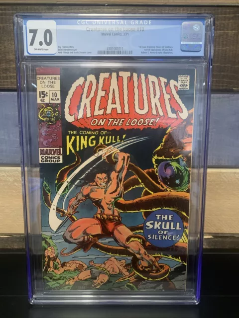 Marvel Comics Creatures on the Loose #10 3/71 CGC 7.0 1st Kull the Conqueror