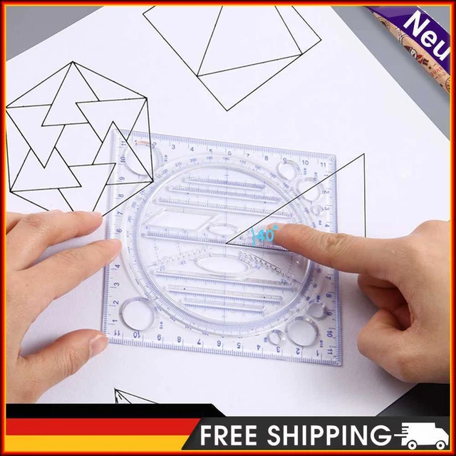 SoeHong Línea de dibujo giratoria multifuncional, estudiantes, estrella matemática
