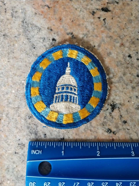 WWII U.S. ARMY AIR FORCE HEADQUARTERS COMMAND PATCH. No Glow...Worn condition.