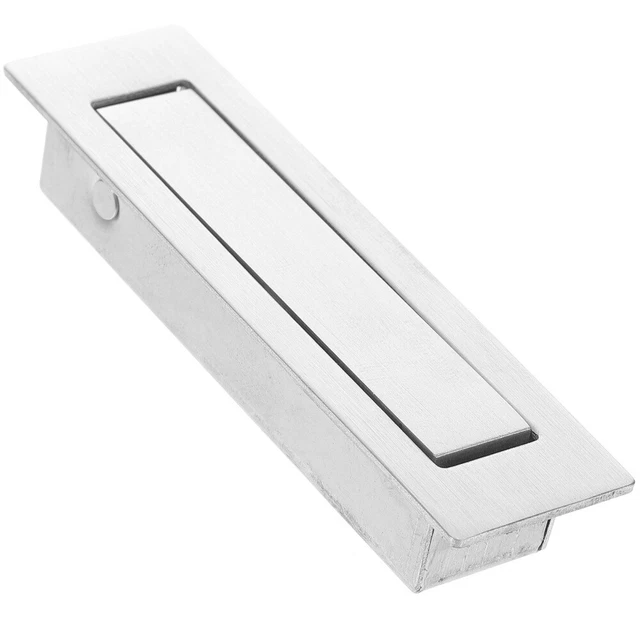 Drawer Cupboard Stainless Steel Pocket Door Pulls Cabinet Door Hidden Handles