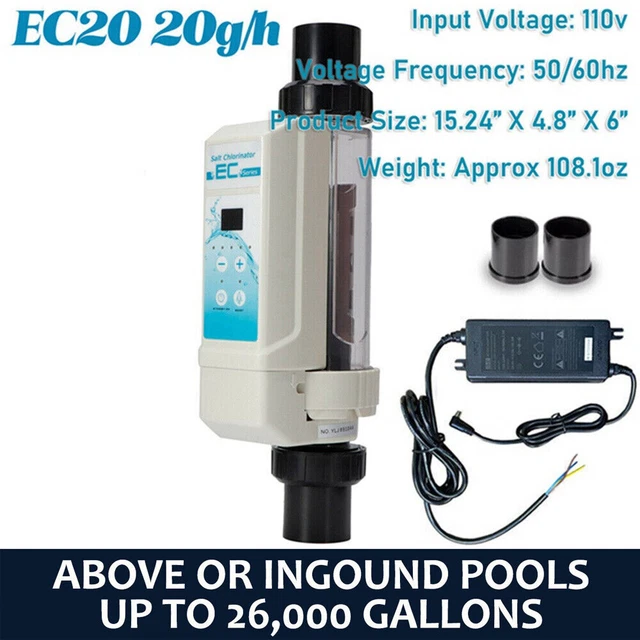 SWIMMING POOL SALT Chlorinator Chlorine Generator Saltwater Salt Pools