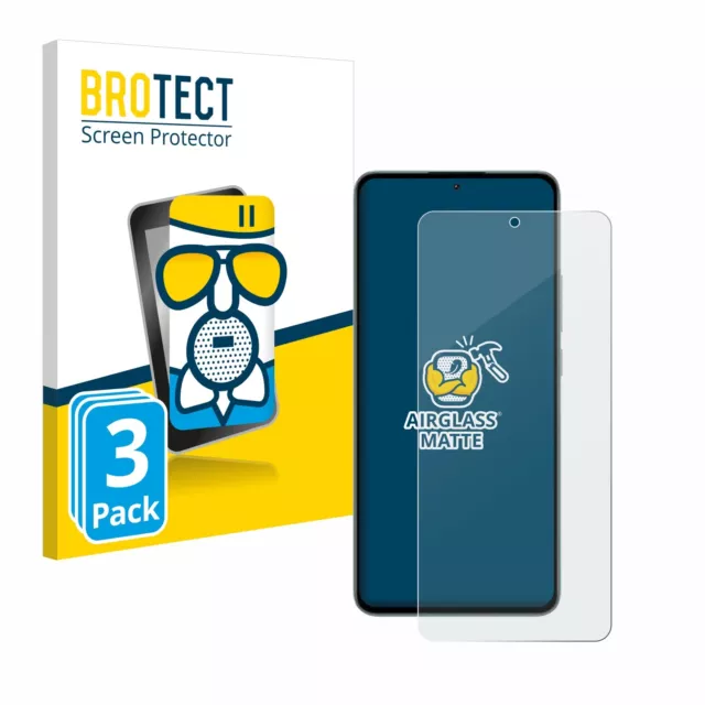 3x Anti-Riflesso Vetro Pellicola Protezione per Xiaomi 13T Pro Proteggi Schermo