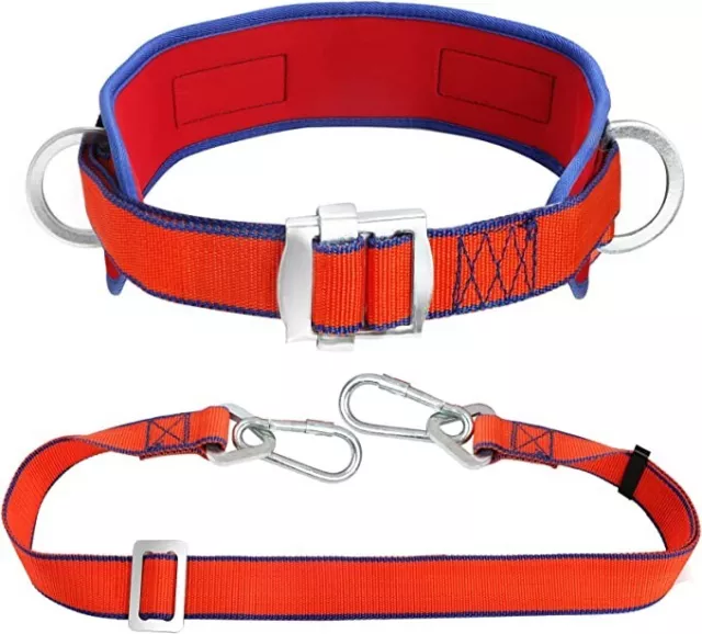 Trsmima Safety Belt with Adjustable Lanyard and Updated Waist Pad