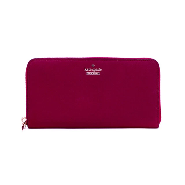 Kate Spade Cameron Street Lexi Leather Pwru5073 Long Wallet Round Zipper _18513