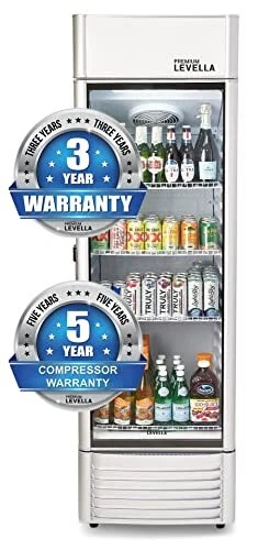 PRF125DX Single Glass Door Merchandiser Refrigerator -Beverage Display Cooler