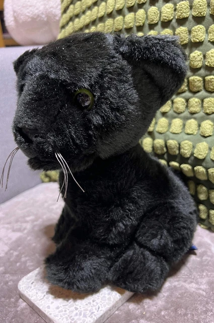 CHESTER ZOO BLACK Panther cat 9” Plush Soft Toy £10.00 - PicClick UK
