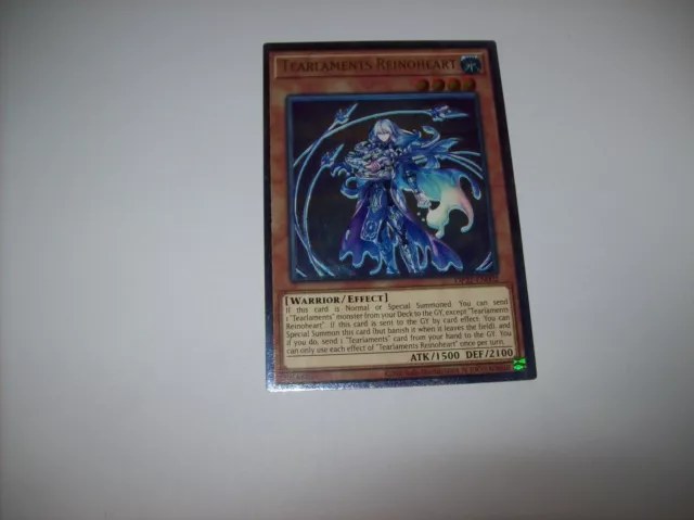 GERMAN YUGIOH TEARLAMENTS Reinoheart OP21-EN002 Ultimate Rare Nm