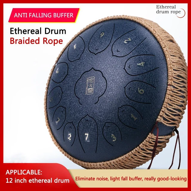 Handmade Handpan Decoration Woven Rattan Rope Steel Tongue Drum Braided Ropes