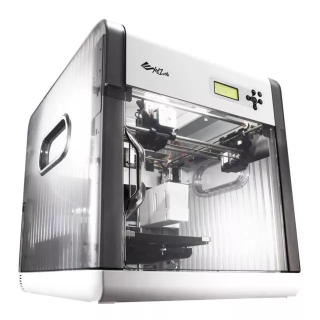 Xyz Da Vinci 1.0 Stampante 3D Fff Abs 3Dp01Xeu00E-R Italia Argento Come Nuova