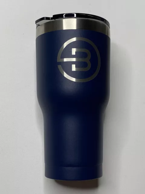 RTIC 20 oz Tumbler Hot Cold Double Wall Vacuum Insulated 20oz NAVY “B” Logo NEW