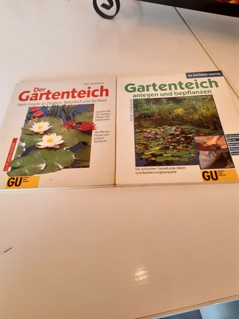 GARTENTEICH ANLEGEN UND bepflanzen +Der Gartenteich 2 Bücher Buch