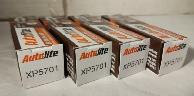 4 pc Autolite Iridium XP XP5701 Spark Plugs,new in original retail boxes