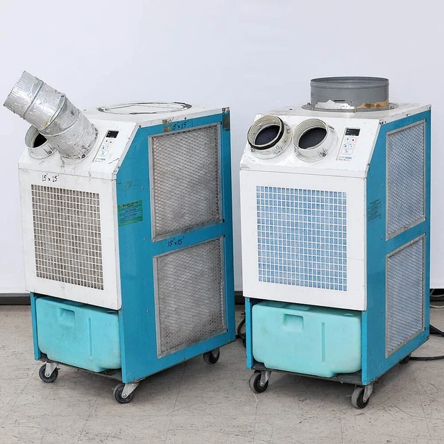 (Lot of 2) Denso MovinCool Classic Plus 14 Portable Air Conditioners Spot AS-IS