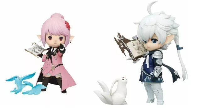 TAITO Final Fantasy XIV Tataru Tatalu Alphinaud minion ver figure set Japan F/S