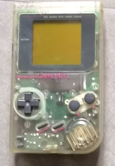 Console Nintendo Game Boy Fat Transparente ( Le Son Ne Fonctionne Pas )