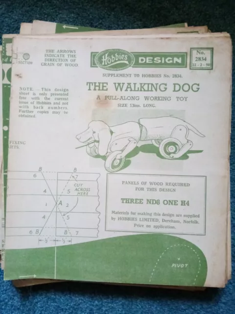 L2 Hobbies Design Model Plan No 2834 the walking dog