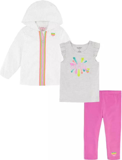 Juicy Couture Girls 3Pc Jacket Legging Set Size 12M 18M 24M 2T 3T 4T 4 5 6 6X