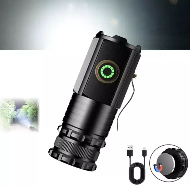 Palutia Flash Light,Three-Eyed Monster Mini Pocket Flashlight Rechargeable