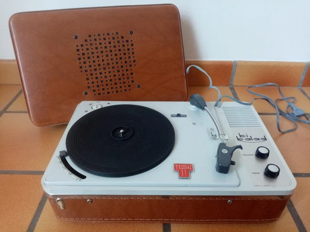 Tourne-disque Teppaz Bi Balad Vintage - Pour Pièces Ou Déco - Dans Son Jus