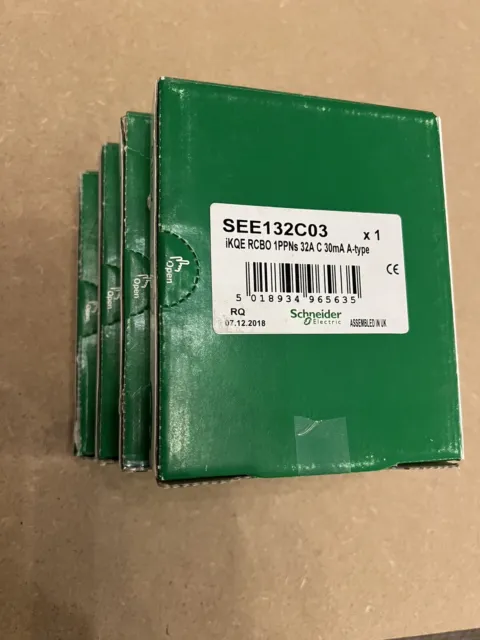 Schneider SEE132C03 Acti9 IKQE RCBO 1PPNS 32A C 30ma A-Type Square D