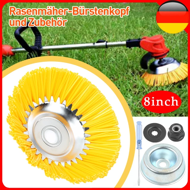 Bosch Professional 18v Unkrautb&uuml;rste F&uuml;r STIHL Motorsense 200 X 25,4mm M. Adapter F. M 8 X 1,25 Gewinde Akku Rasentrimmer