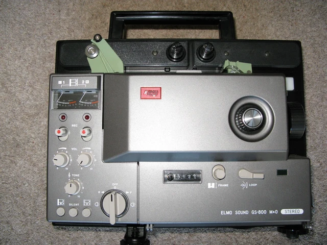 Elmo ST-1200 Magnetic / Optical Super 8mm Sound Projector – Du-All Camera