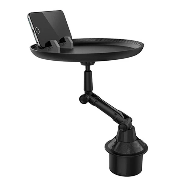 Swivel Cup Holder Mount Tray Drink Bottle Food Table Non-Slip Car Accessories