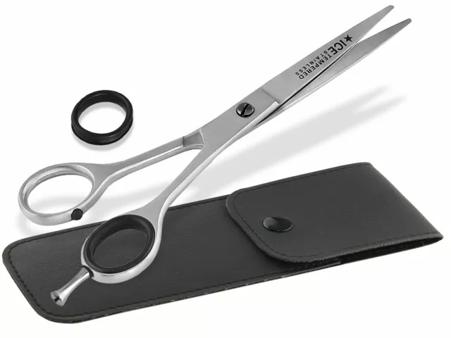 Haarschere Friseurschere Bartschere 6 Zoll 15,24 cm Mikroverzahnung im Etui