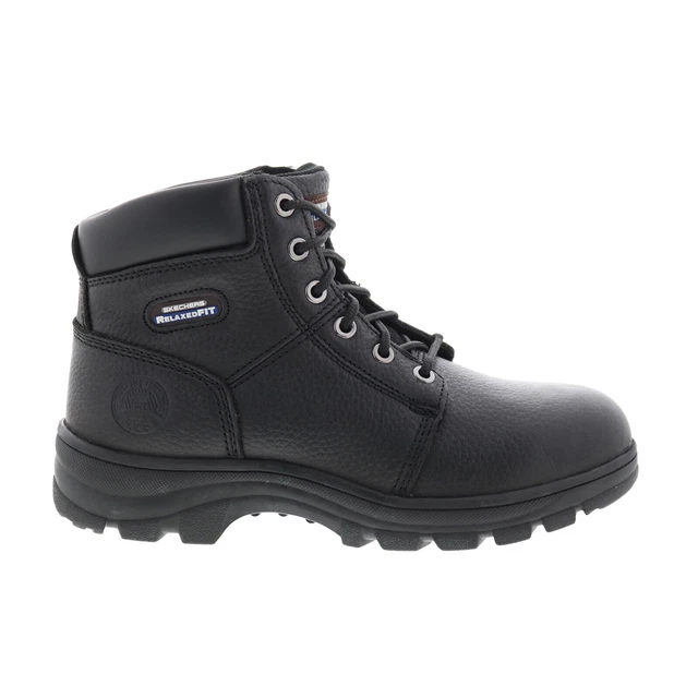 SKECHERS WORK RELAXED Fit Workshire Condor 77010 Mens Black Work