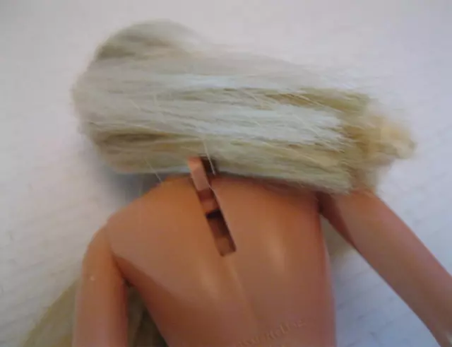 NUDE BLOND HAIR/BANGS TOTALLY YO-YO Barbie Doll-Back Switch & YoYo-SLIM BODY fun 3