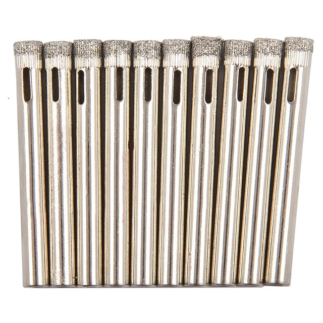 10 X Sierra de perforación Azulejos Vidrio Pizarra Porcelana Mármol Taladro Herramienta G1X9