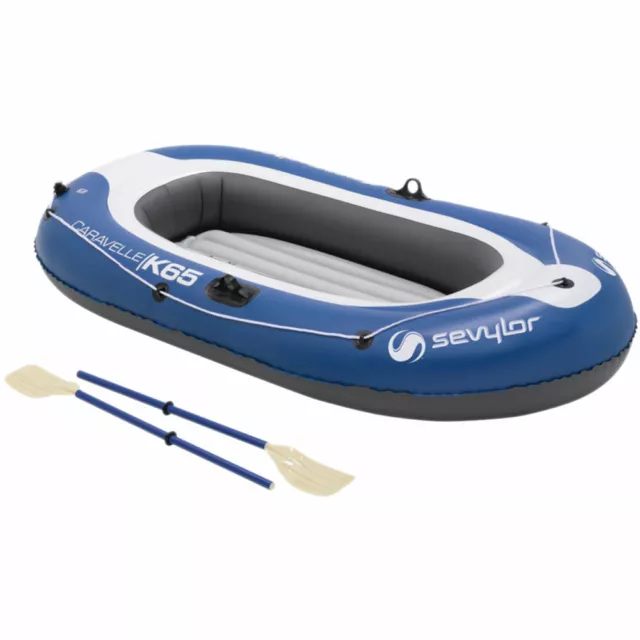 Sevylor Caravelle KK65 Bote Inflable Bote Hinchable 2 Personas 228CM Azul Nuevo