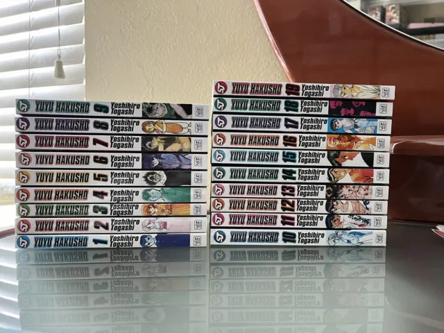 YuYu Hakusho Manga Volumes 1-19 Complete Set In English