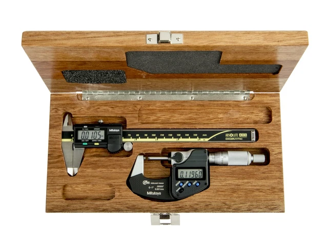 64PKA076B Digimatic Tool Kit, Non-Output, Includes Caliper, 500-196-30 (0-6”/0-1