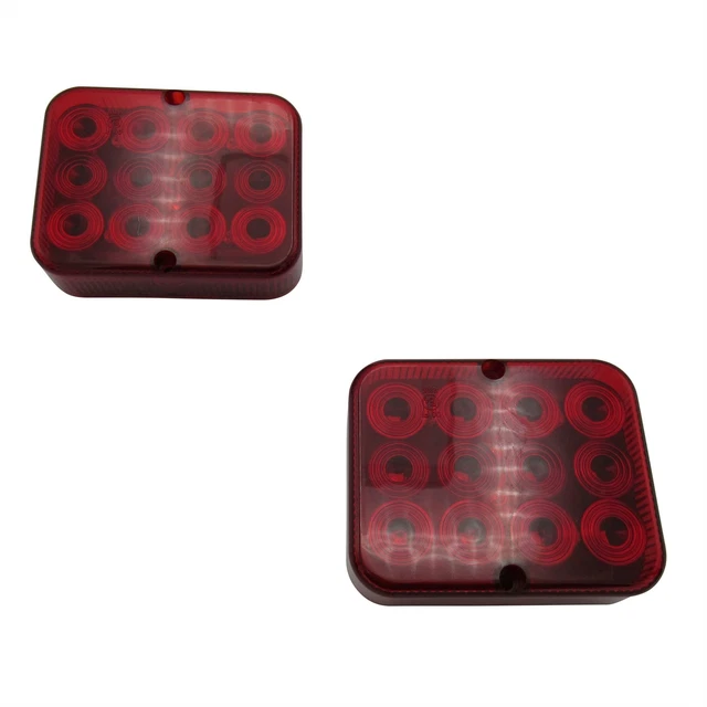 2X LED Rear Fog Bulb AJBA Lamp 12V Red Light Maypole MP22B