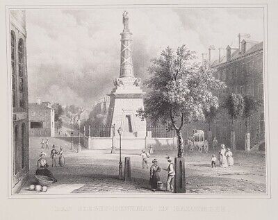 STATI UNITI CAPITOL WASHINGTON 1860 CIRCA UNITED STATES INCISIONE SU ACCIAIO 