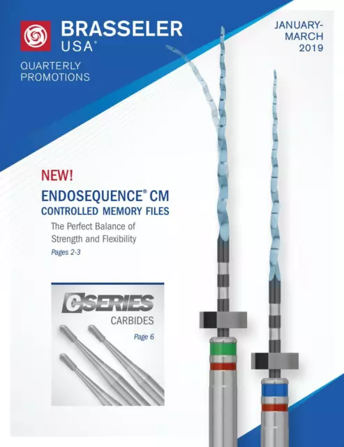 Brasseler Endosequence CM Rotary Files different variations (Pack of 4) 2