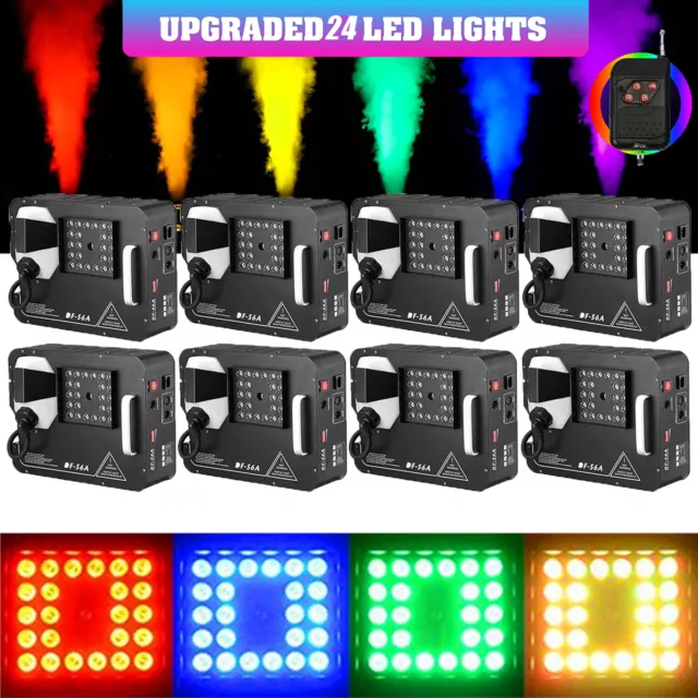 1500W DMX RGB Licht Nebelmaschine Vertikal Upspray Fogger Stage + Fernbedienung